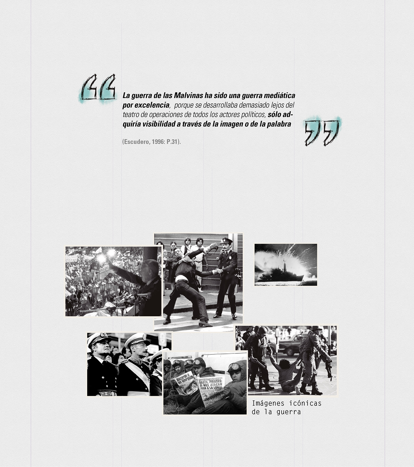 malvinas argentina Guerra de Malvinas War editorial tesis ilustracion