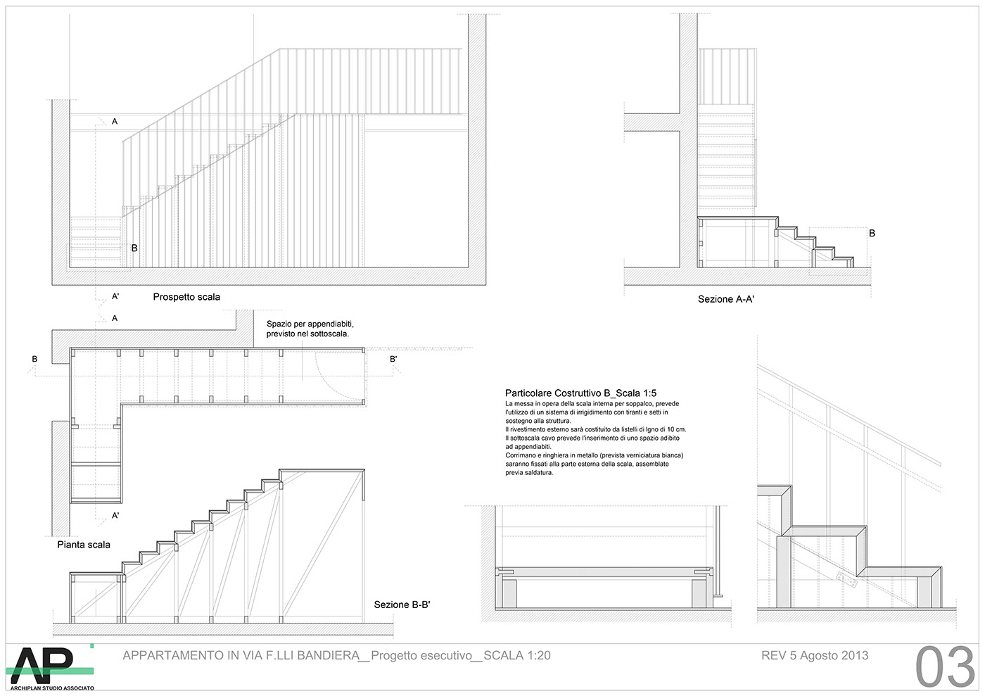 Project design executive details library stair living room architectureal details draw Interior AutoCAD