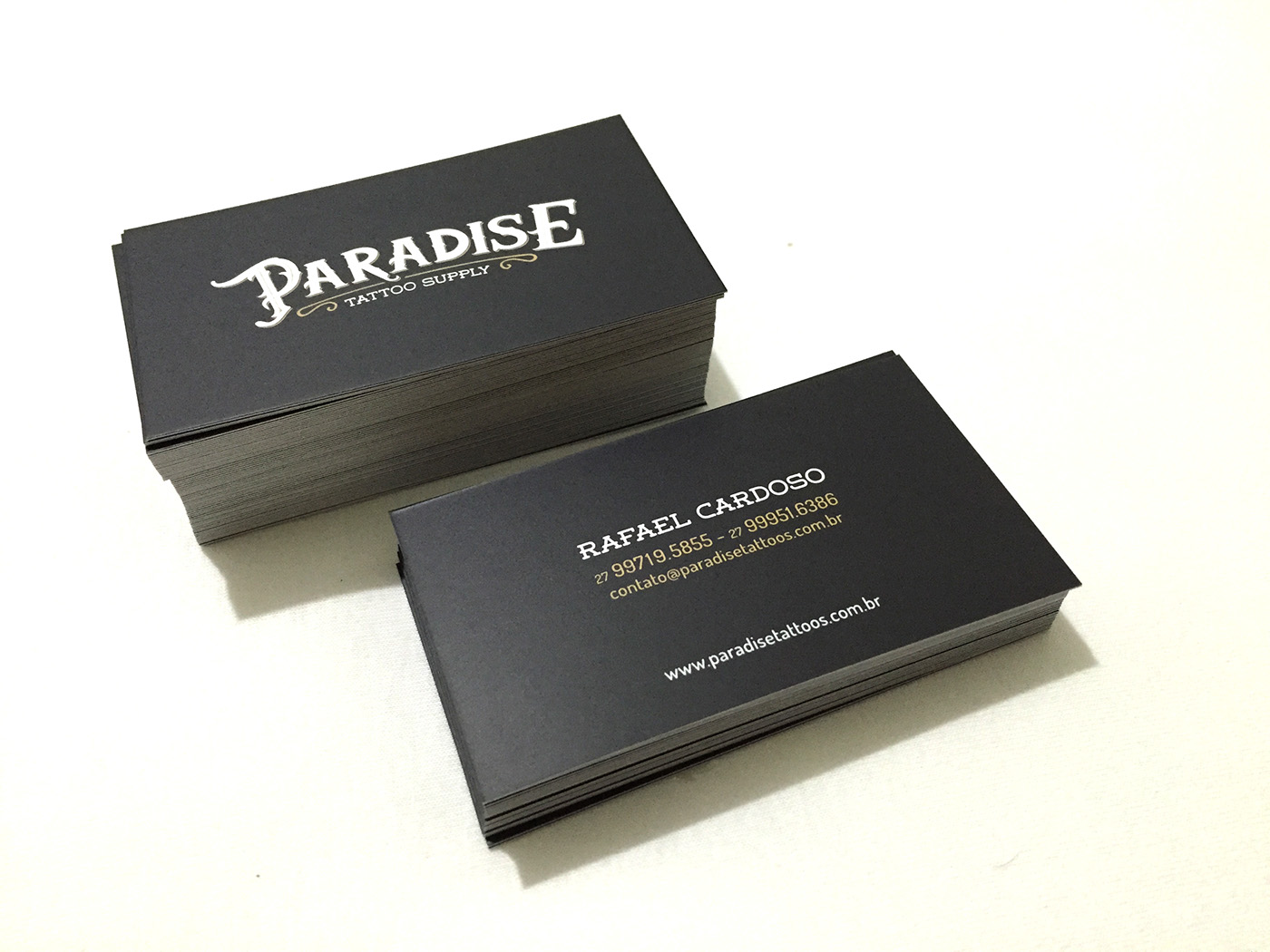 paradise tattoo supply brand lettering draw speed video tattooing business card studio handmade tshirt Script vintage