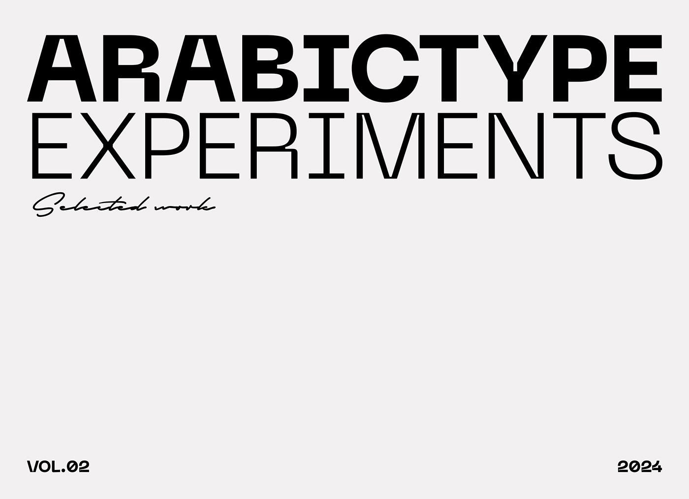 Type experiment typo typography   typography design typography layout arabic type type arabic typography 한국전통인테리어소품