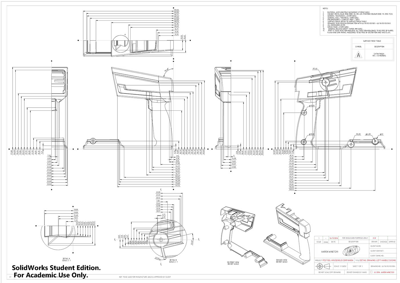 cordless drill Festool industrialdesign