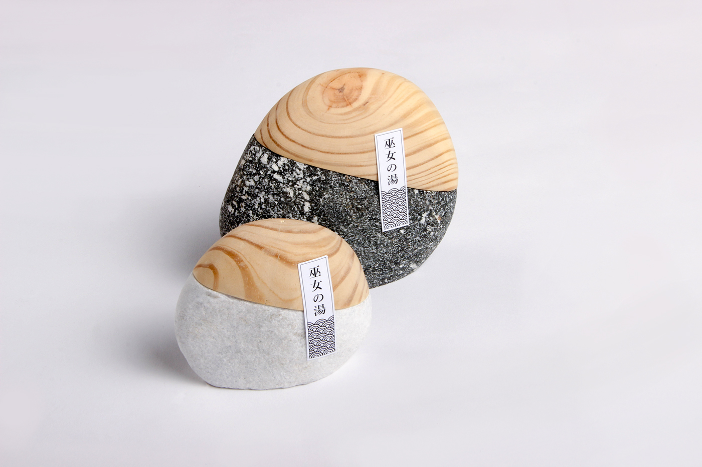 package stone wood craft handmade perfume product design 