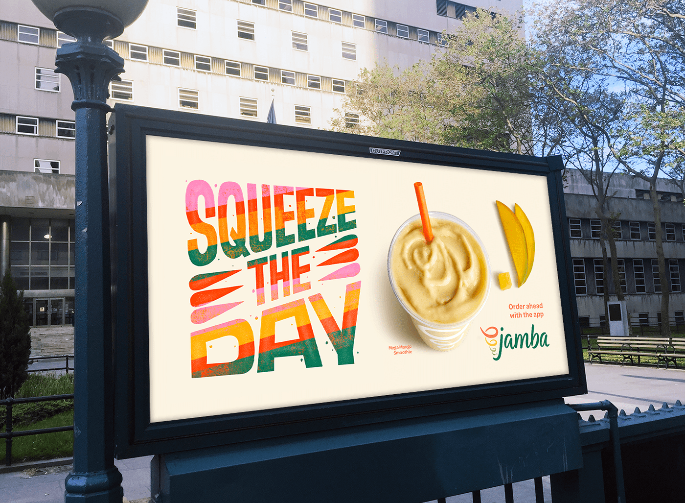 drink ad drink advertising Food Advertising Food Campaign Handlettering jamba jamba juice juicing smoothie