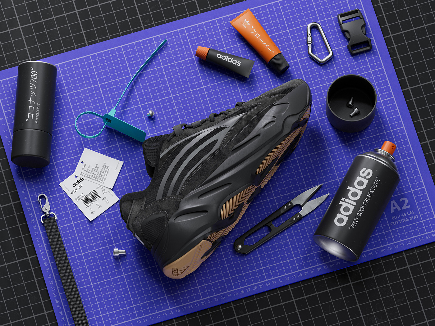 3D 3d art Digital Art  product Render shoes visualization adidas shoe yeezy