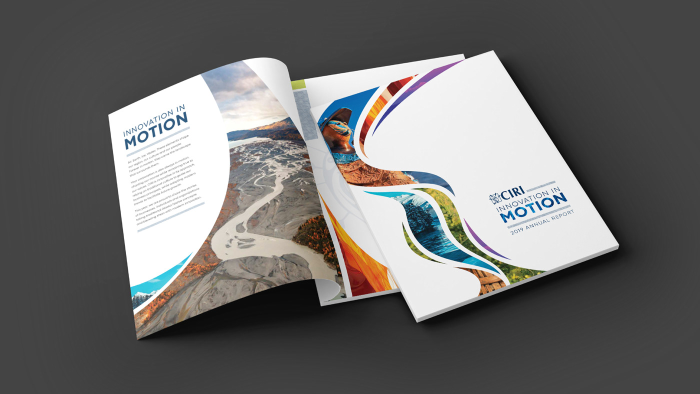 annual report art direction  graphic design 