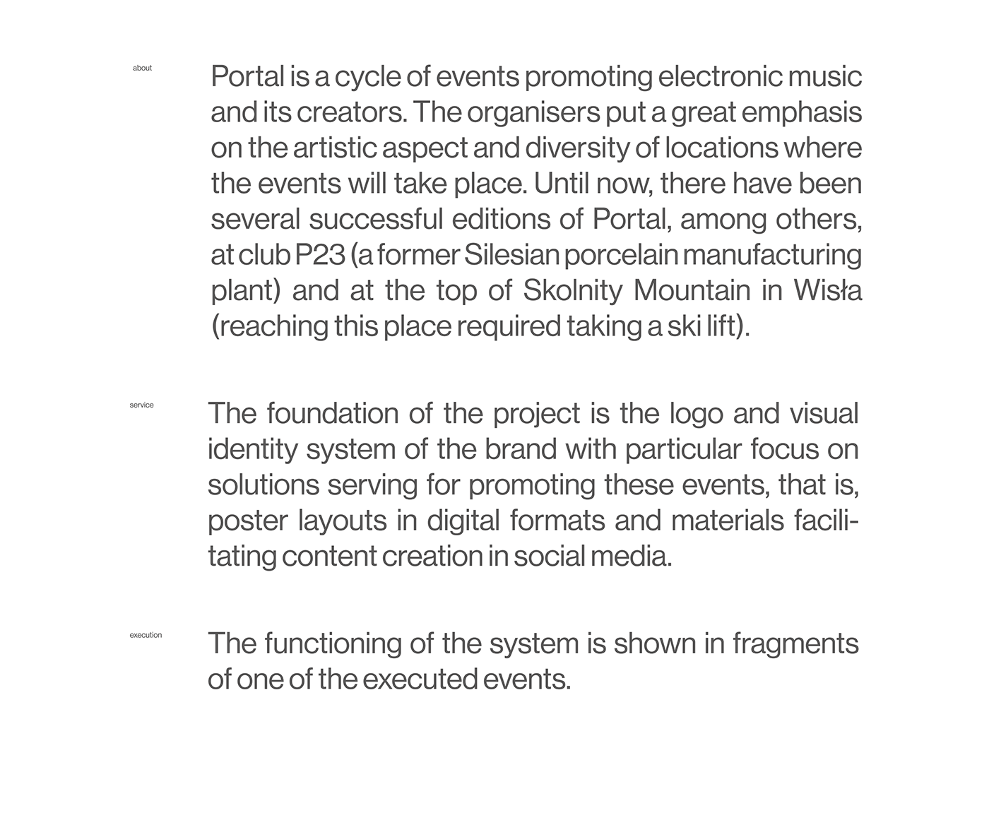 brand identity Event grid ID music event Music Festival portal szewczyk typography   visual identity