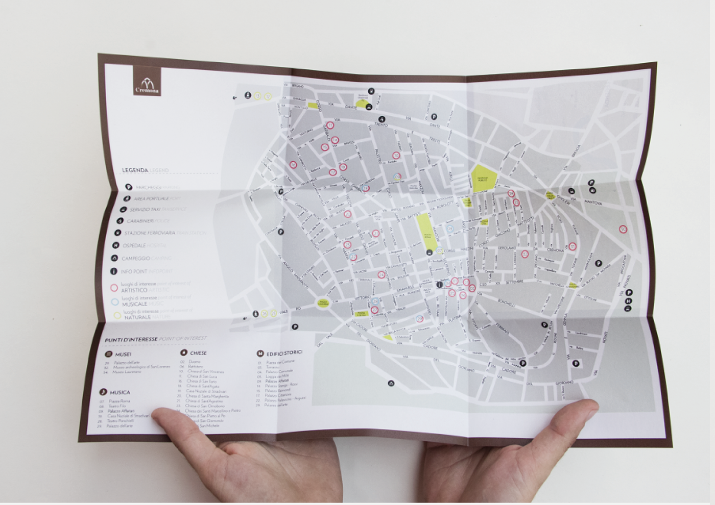 cremona  corporate  editorial  guide book  icon vector city