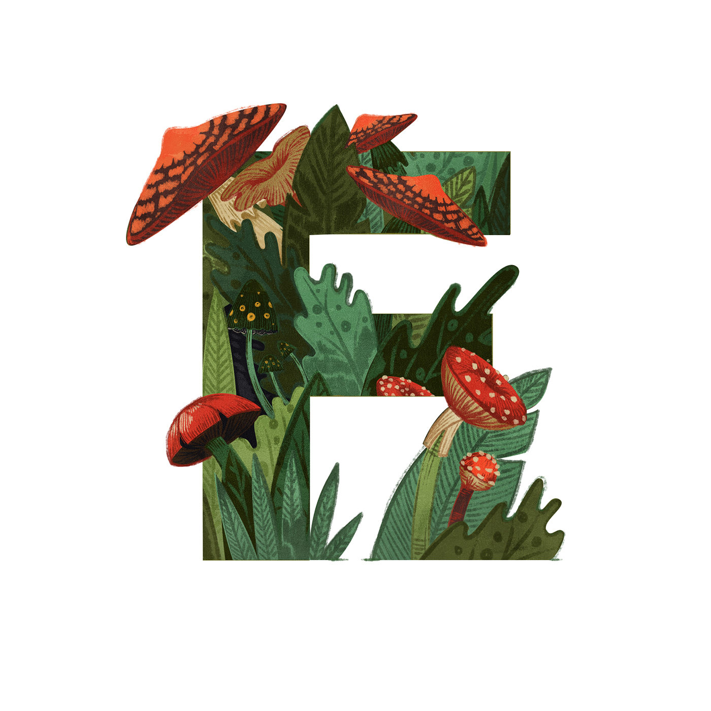 36daysoftype 36daysoftype_04 type typography   illustrated typography botanical Fun Beautiful adobeillustrators alphabet