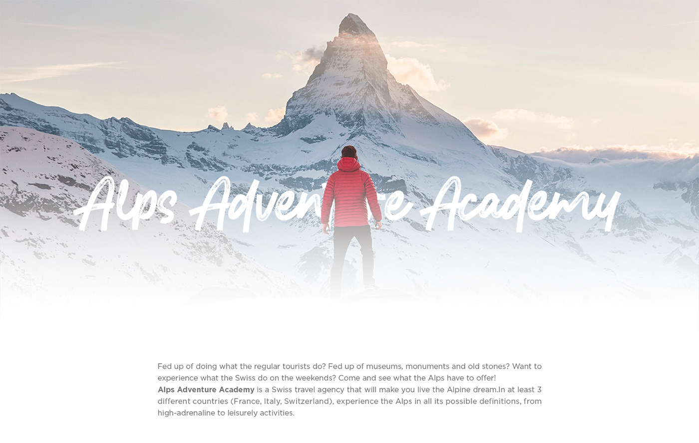 alps logo brand branding  logodesign navidheydarian academy adventure aletter Logotype
