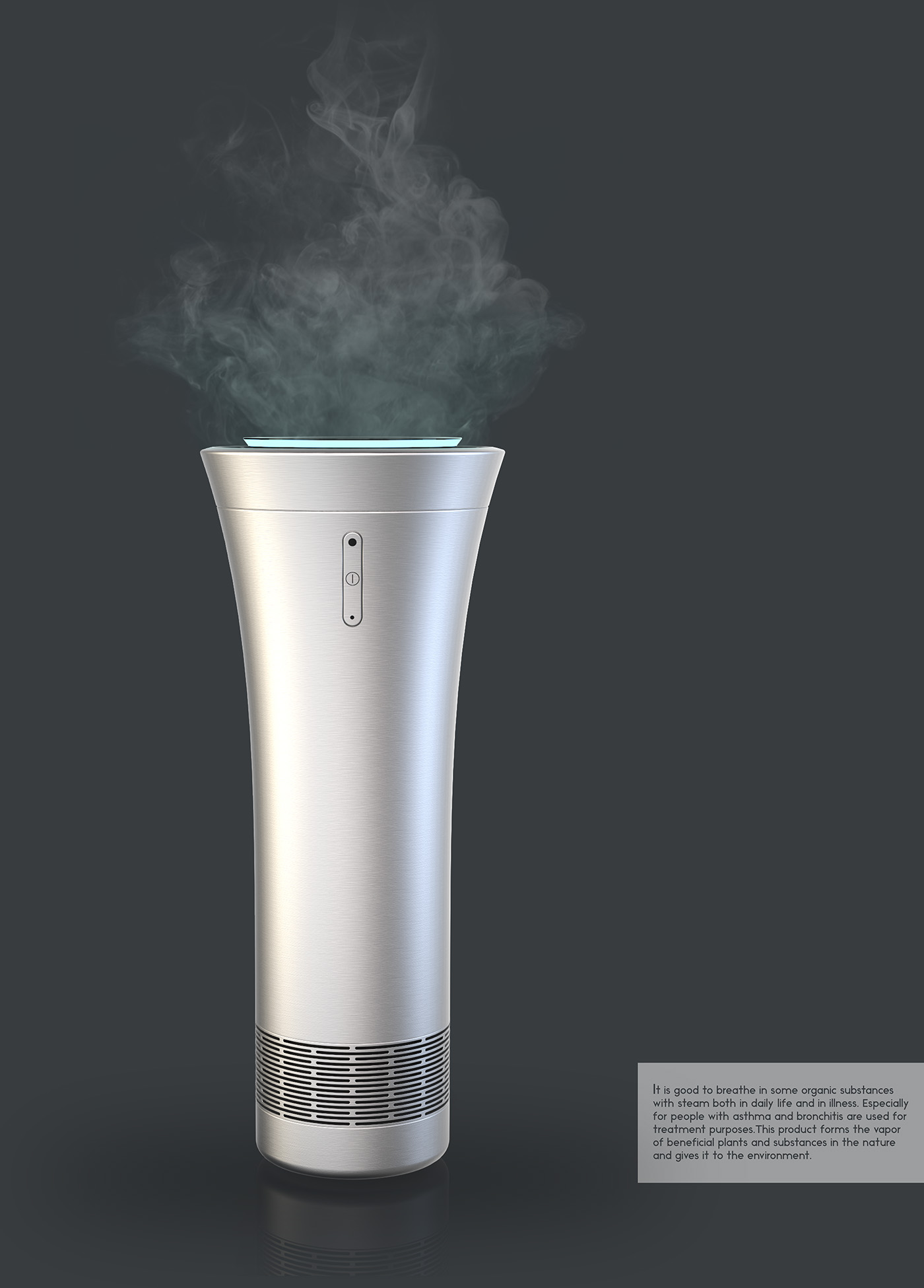 medical product design air purifier humidifier Interface UI graphic n-air