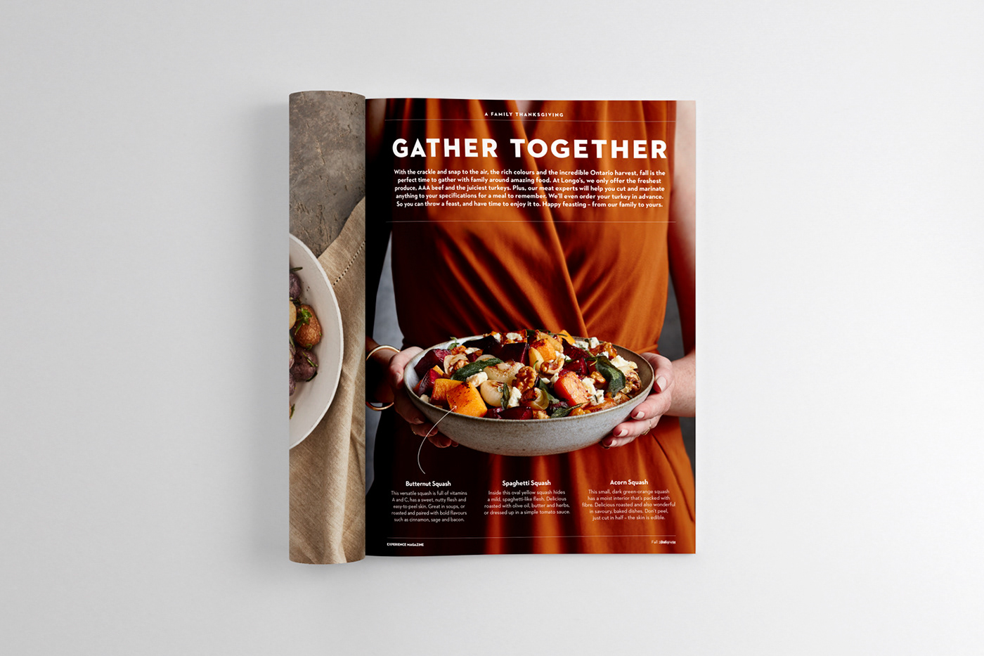 magazine Layout publication design grid Photography  Food 