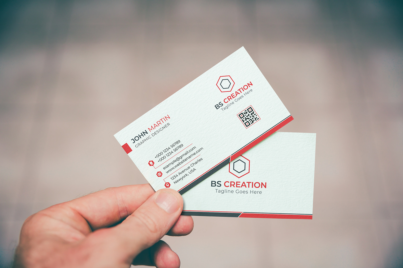 business card Business card design card clean company coporate corporate design visiting visual identity