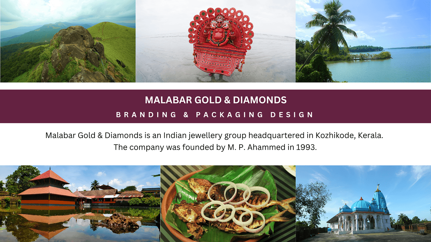 Malabar Gold and Diamonds malabar Branding design packaging design visual identity Brand Design logo jewellery packaging packaging mockup jewelery box