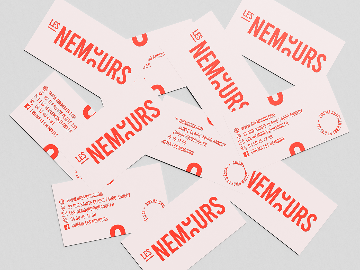 Business card Les Nemours