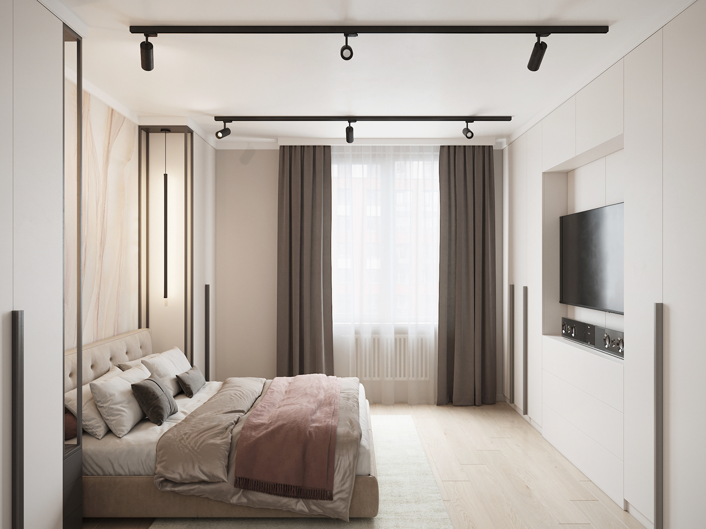 3D 3ds max architecture bedroom corona Interior interior design  Render visualization