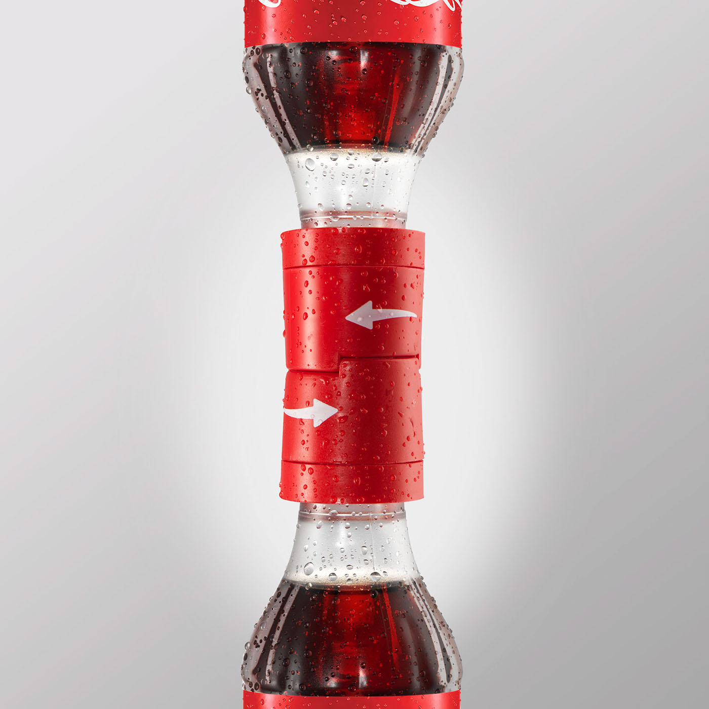The friendly twist Coca-Cola leoburnett Twist friendly design colombia cap red david muñoz