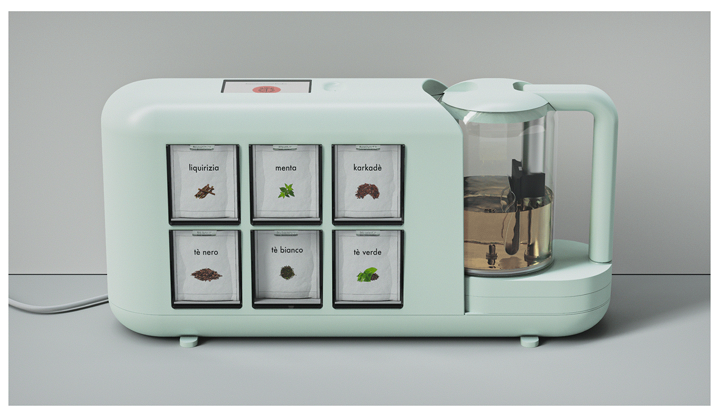 tea tea maker appliance Blood Pressure industrial design  Interaction design  kettle Office product design  stress