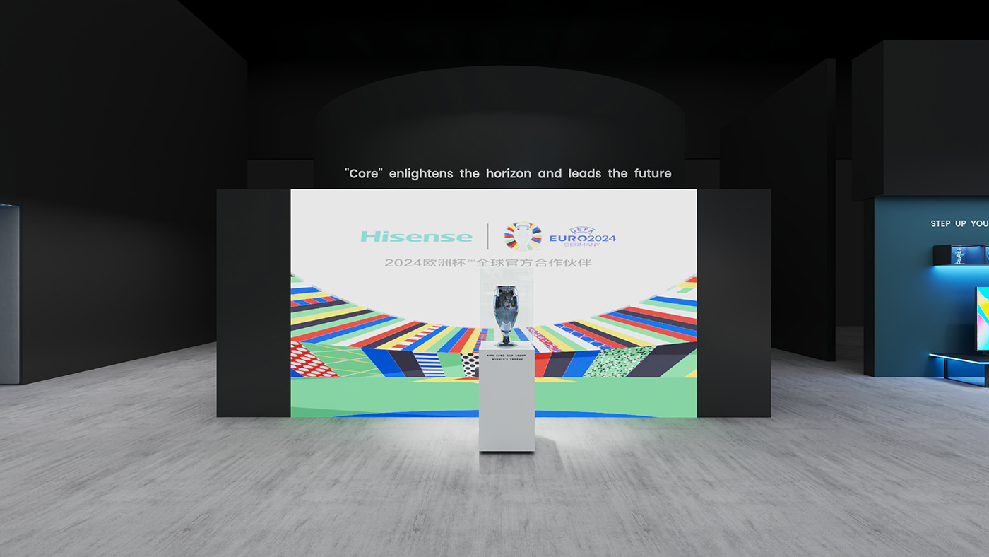IFA berlin Exhibition Design  3D Render vray 3ds max booth Stand Display