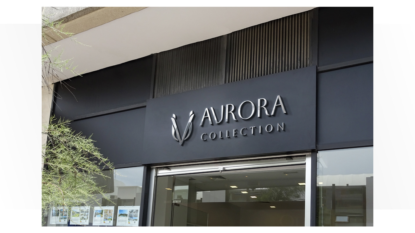 aurora brand clothes logo Collection Fashion  garuno LOGOTYPE AURORA
