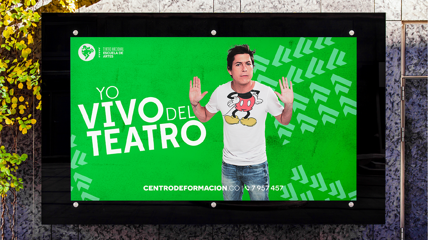 art direction  Teatro Nacional look and feel precolombina branding 