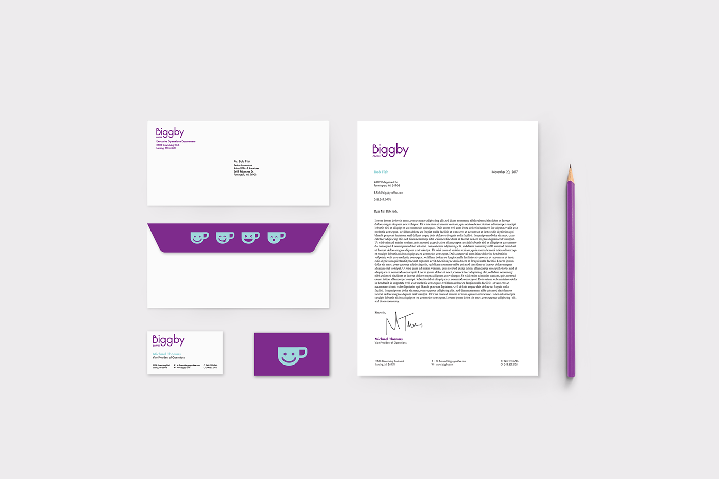 Coffee Biggby Rebrand Fun app design Web Design  color ad campaign Merch