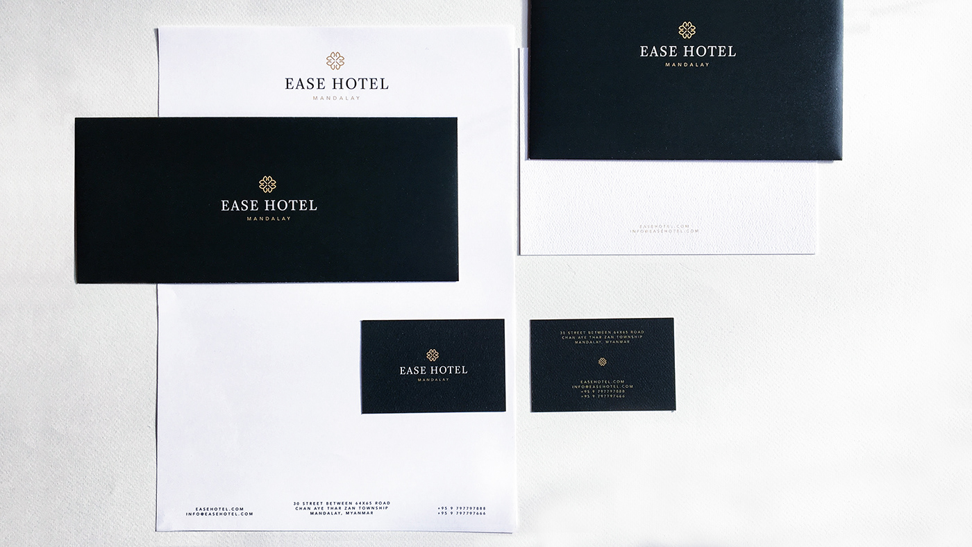 branding  graphic design  art direction  hotel stationary identity