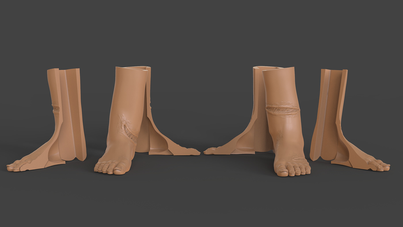 3D 3dprint 3dprinting horror Horror Art horror movie replica anatomy body freelancer
