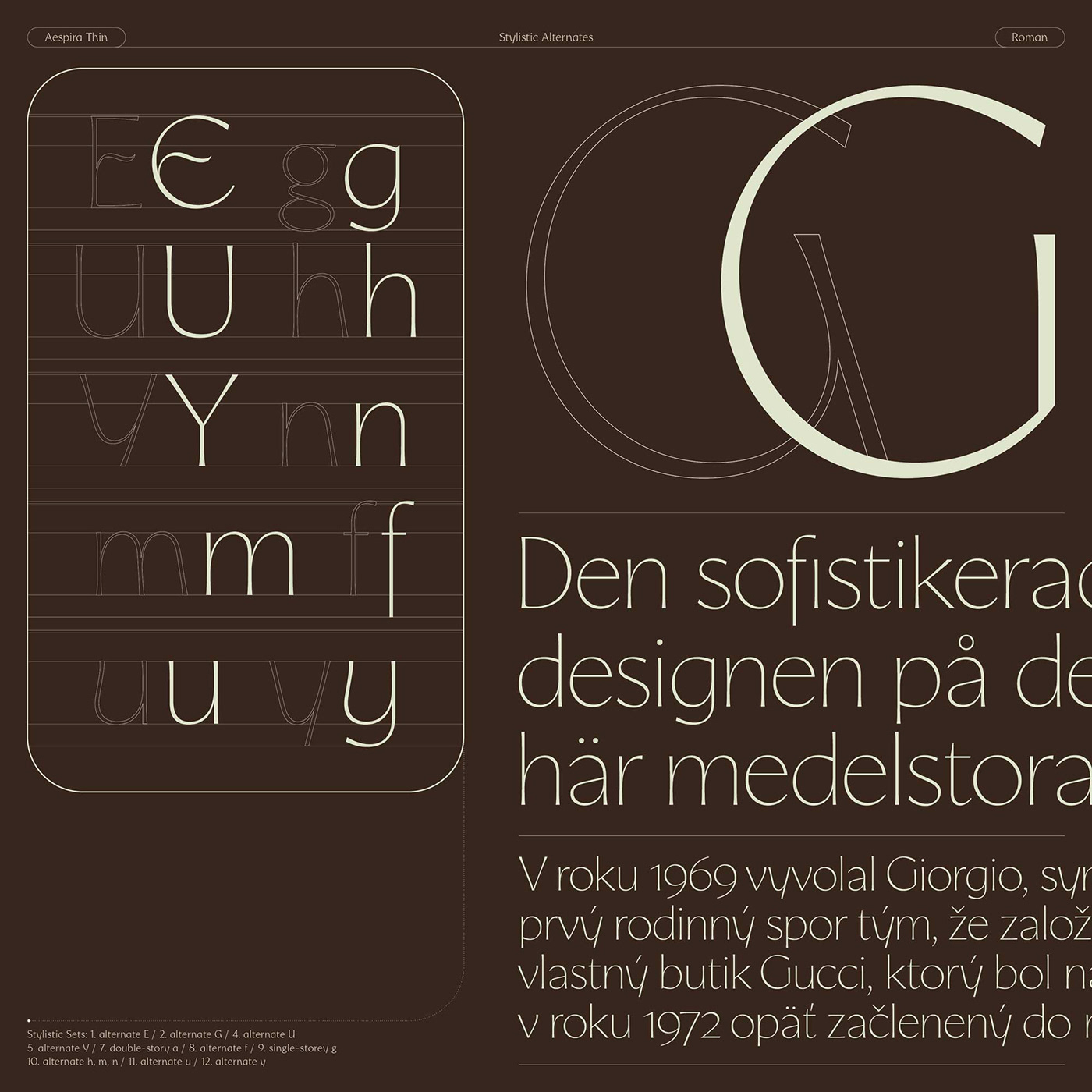 display font display type font italic Mark van Leeuwen professional roman type design Typeface