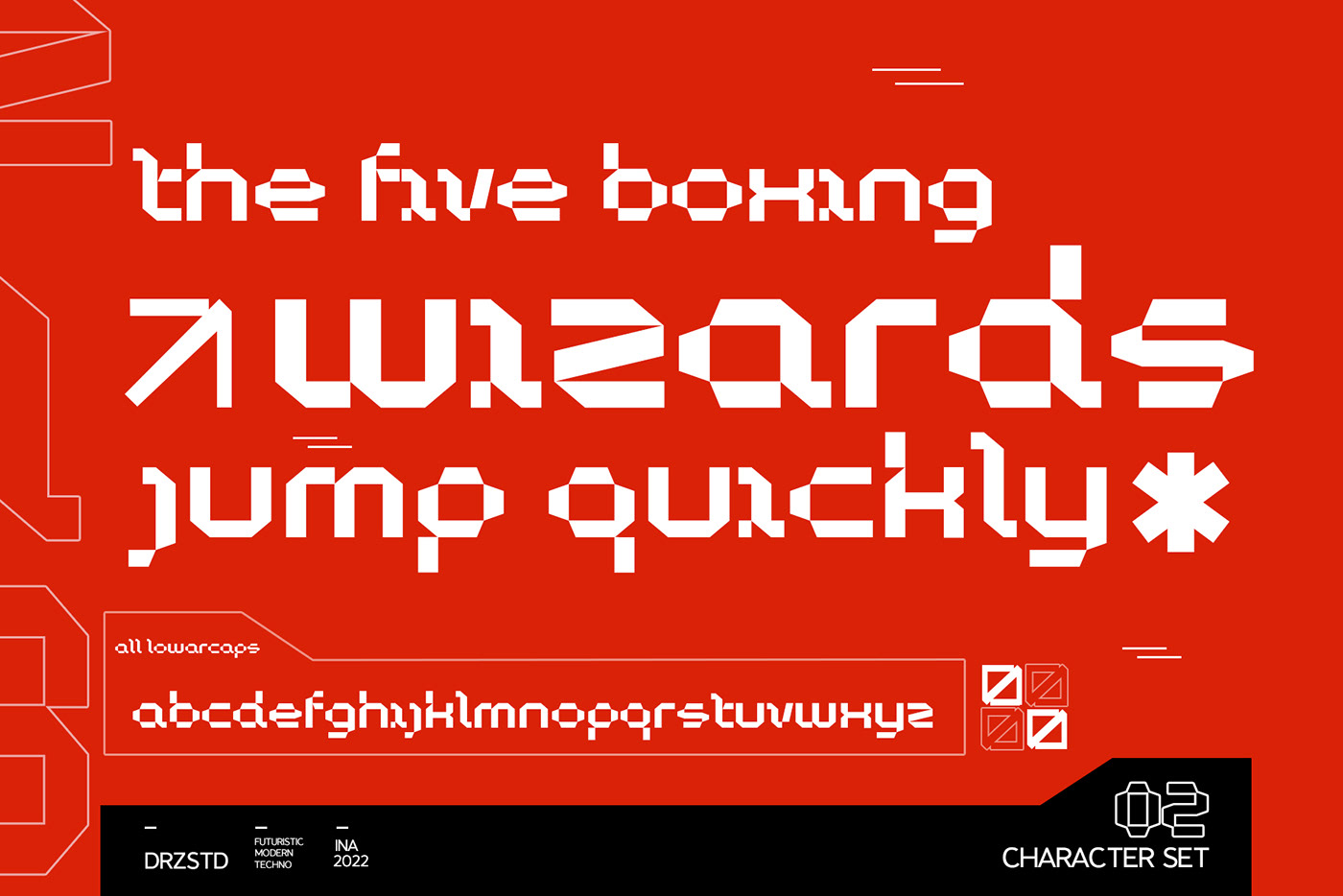 a visual of the preview Sitewalk Font, A Pixel Modern And Techno Styled Font