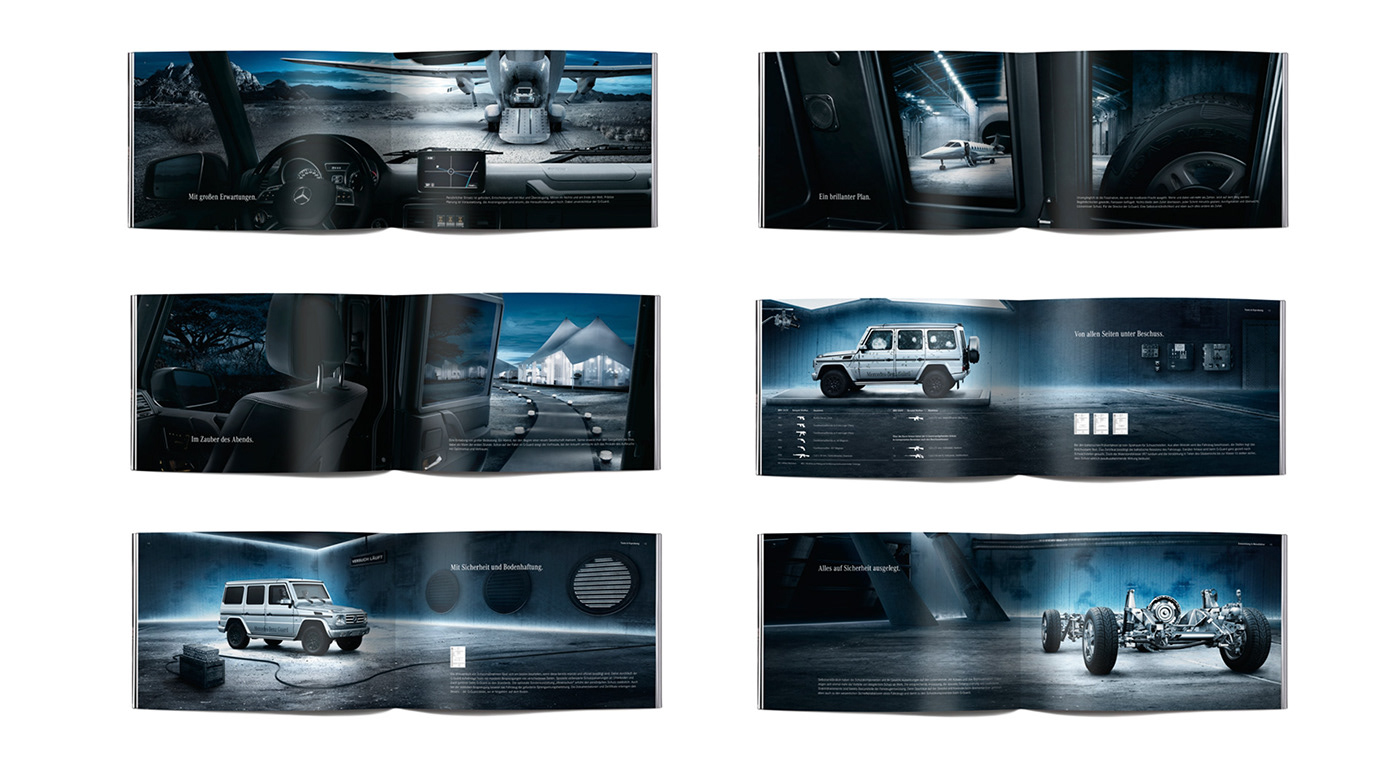 mercedes-benz daimler car branding  printdesign editorial Photography 