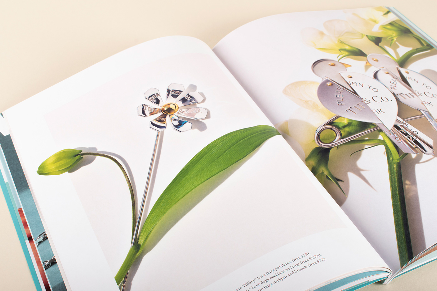 Booklet editorial Fashion  jewelry Layout lifestyle luxury magazine print tiffany