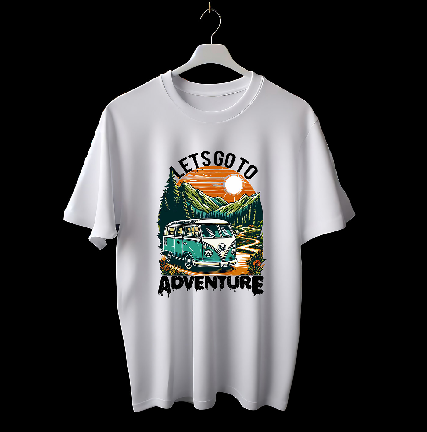 Adventure t shirt design 