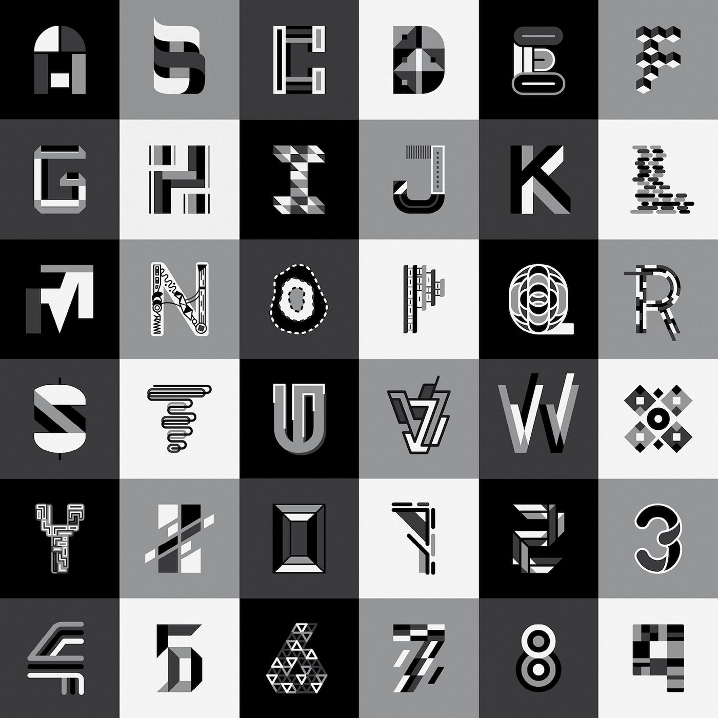 36 days 36 Days 2019 graphic design  olaf type typography   challenge