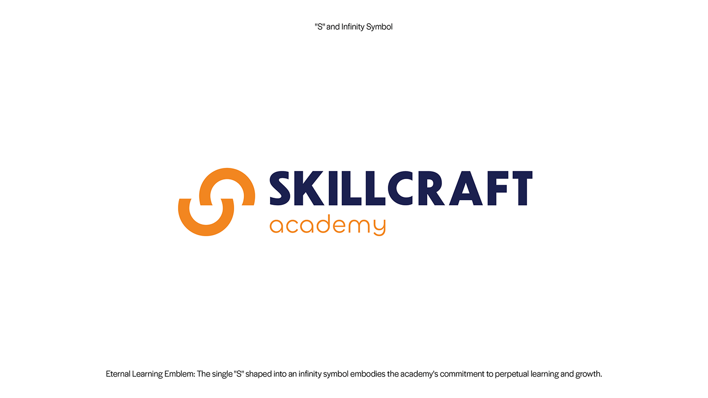 logo branding  brand identity Logo Design identity Brand Design visual identity Skillcraft academy