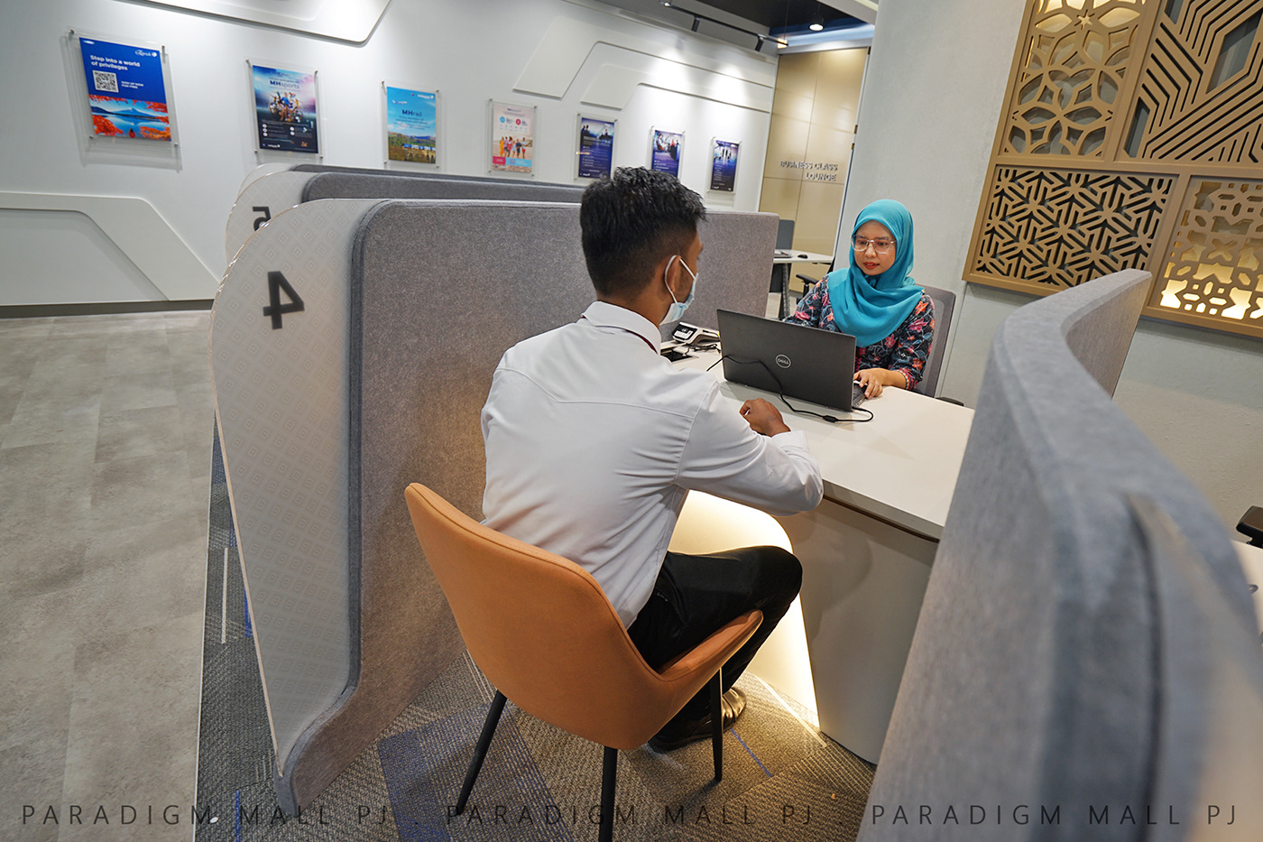 malaysia malaysia airlines flight ticket Photography  photoshoot woman counter shoppingmall tenant