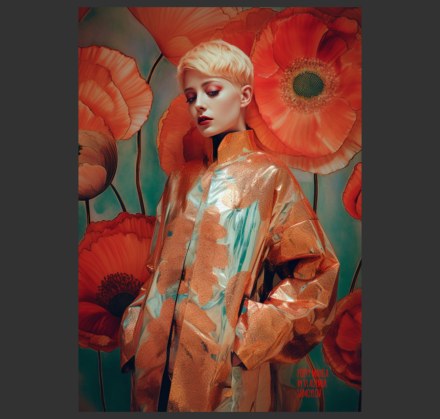 "POPPY MANIA" by Vladimir Shmoylov is a captivating project that showcases a series of portraits