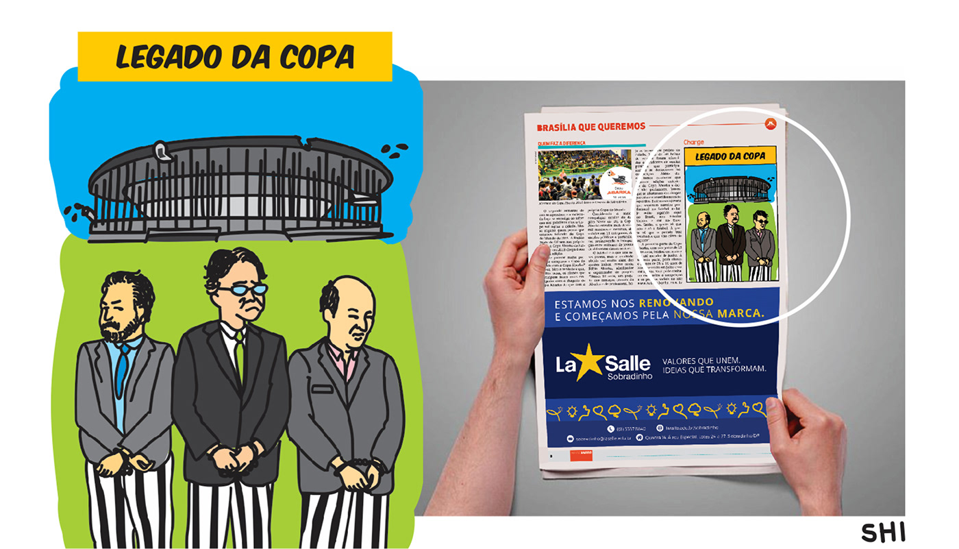 jornal charge Ilustração newspaper ILLUSTRATION  caricatura brasilia POLITICOS temer sus