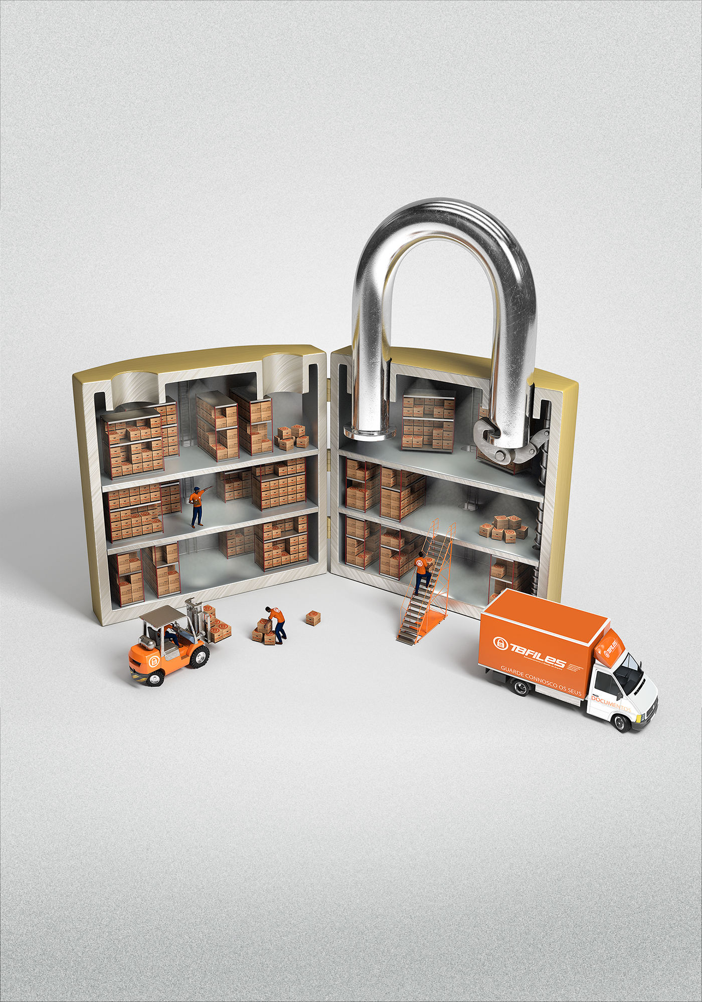 TBFILES safe cadeado storage Van 3D advertising_artur artur_carvalho MINI 3D