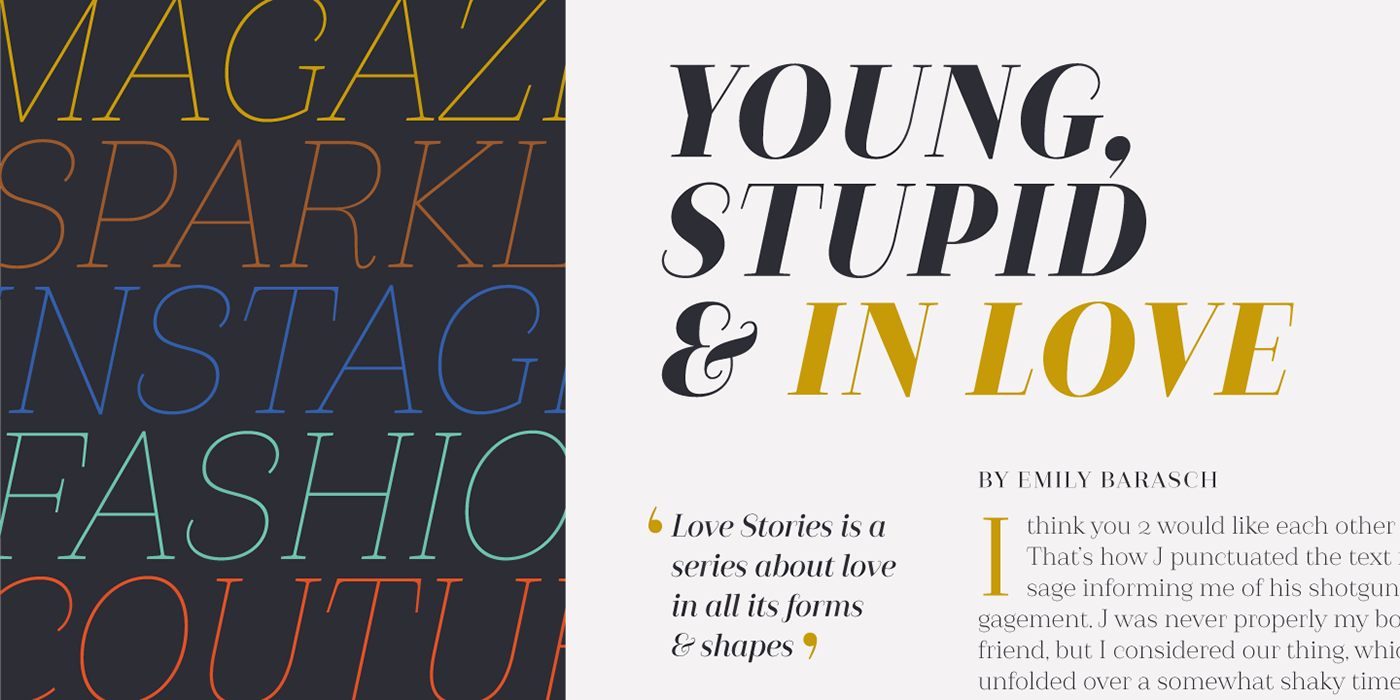 type specimens cool foundry web font typographic desing ILLUSTRATION 