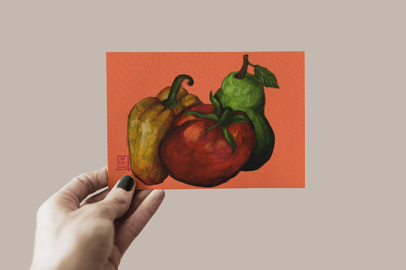 fruits vegetables ILLUSTRATION  pencil sketch Adobe Photoshop