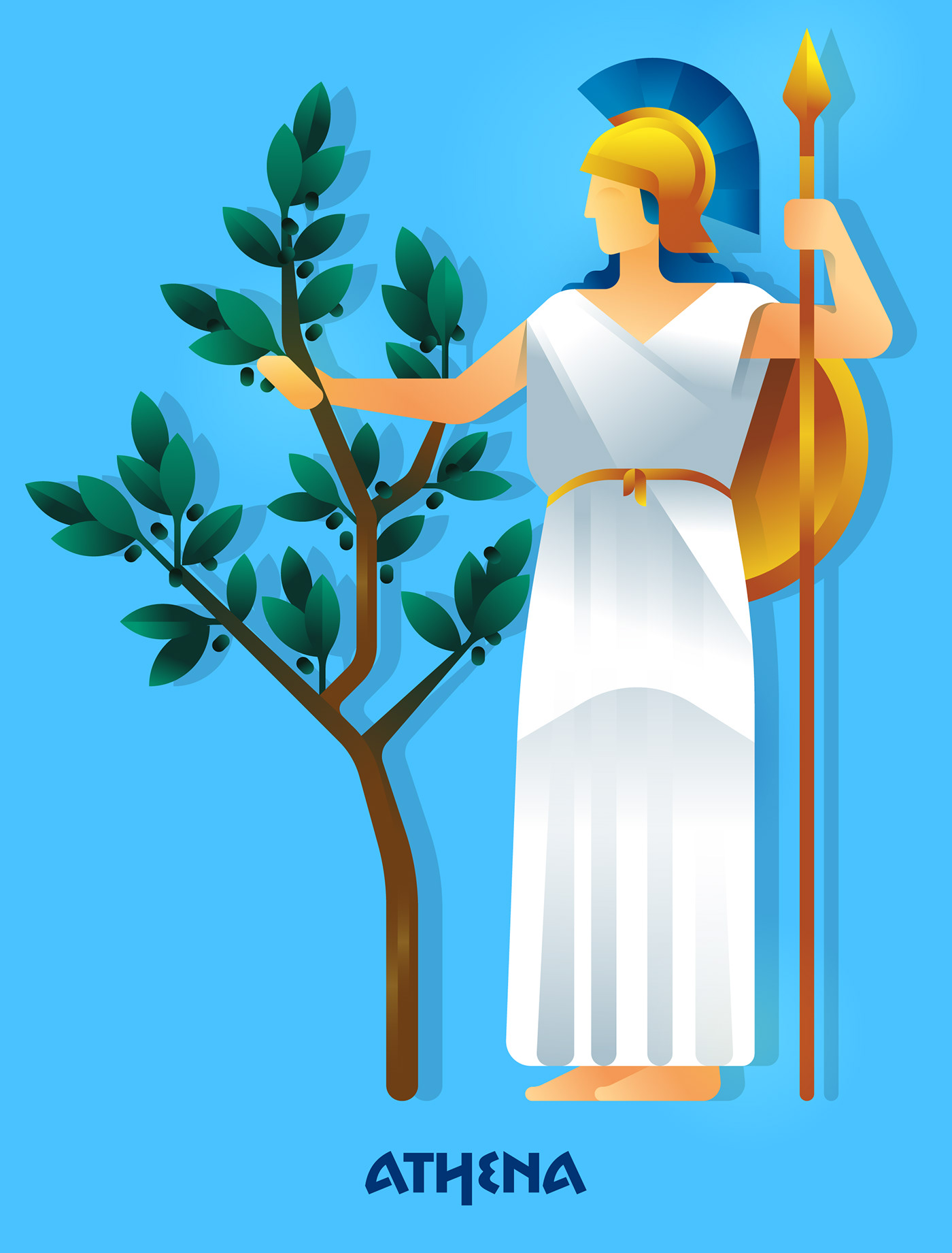athena athens gods Greece greek mithology myth statue symbol