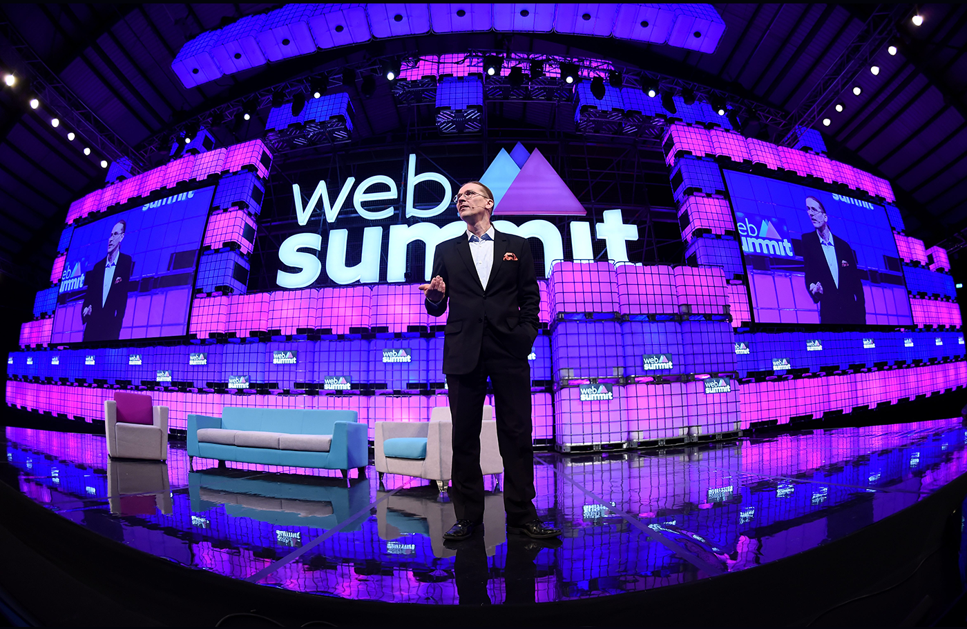 websummit Ireland dublin Startup Conf conference Event Web Summit summits Technology geometry minimal Colourful  Awards Behance