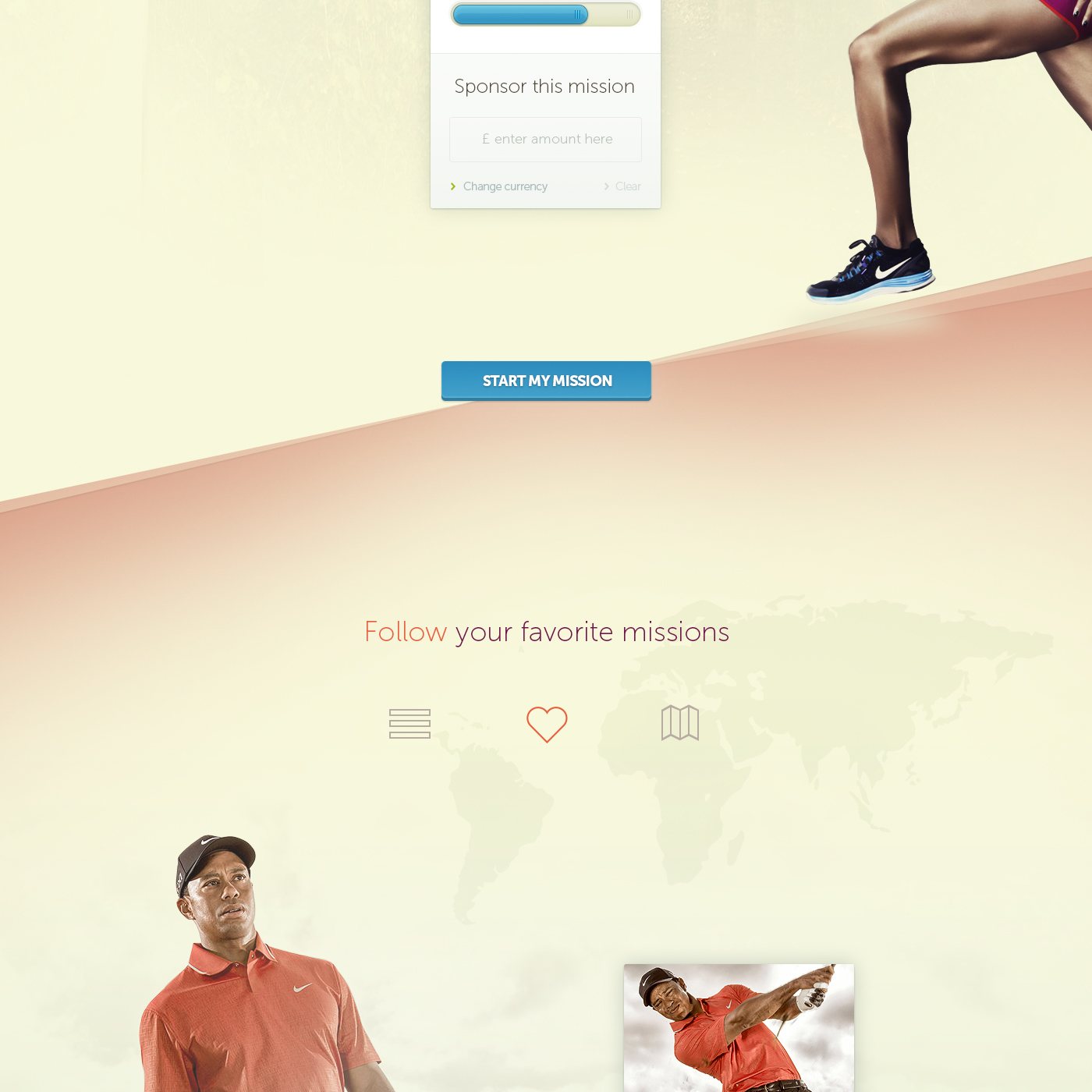 design app application UI Responsive interactive portfolio sport Nike running Interface ios ux training exercise