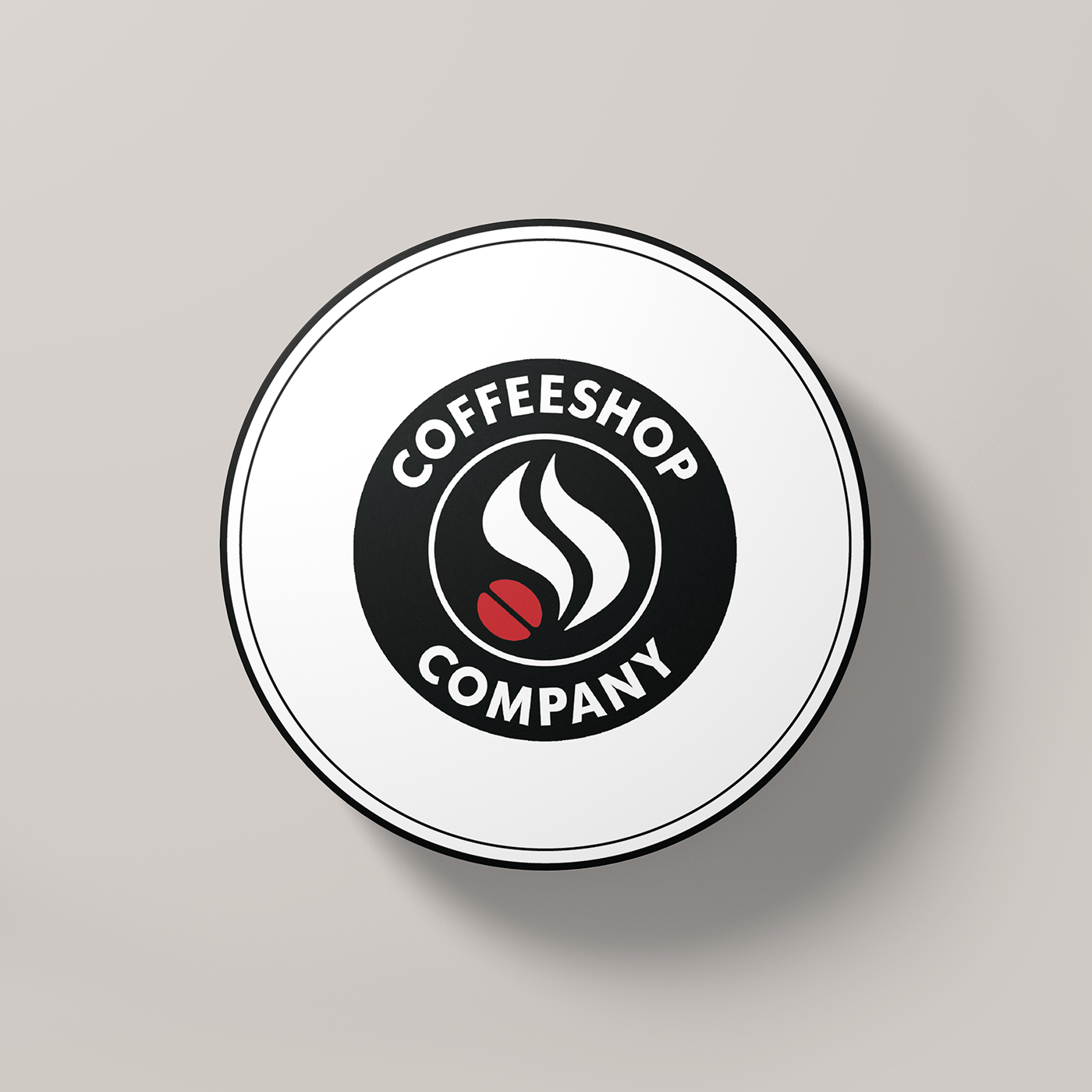 #coffee #graphic #shop banner branding  coaster design Food  Illustrator menu