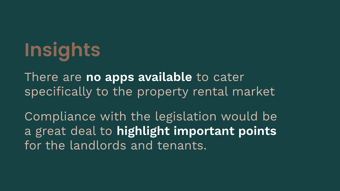 user experience Mobile app landlords Rental Property
