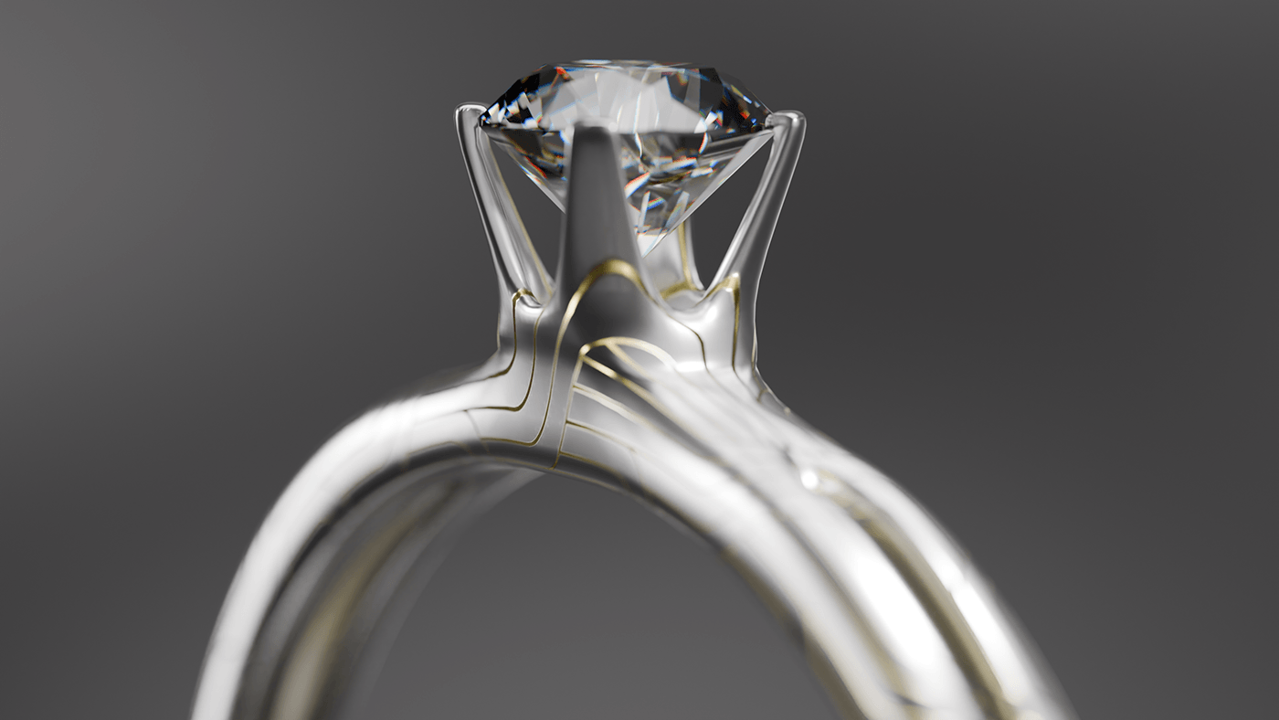 ring 3dmodel blender cycle ukraine jewel 3D