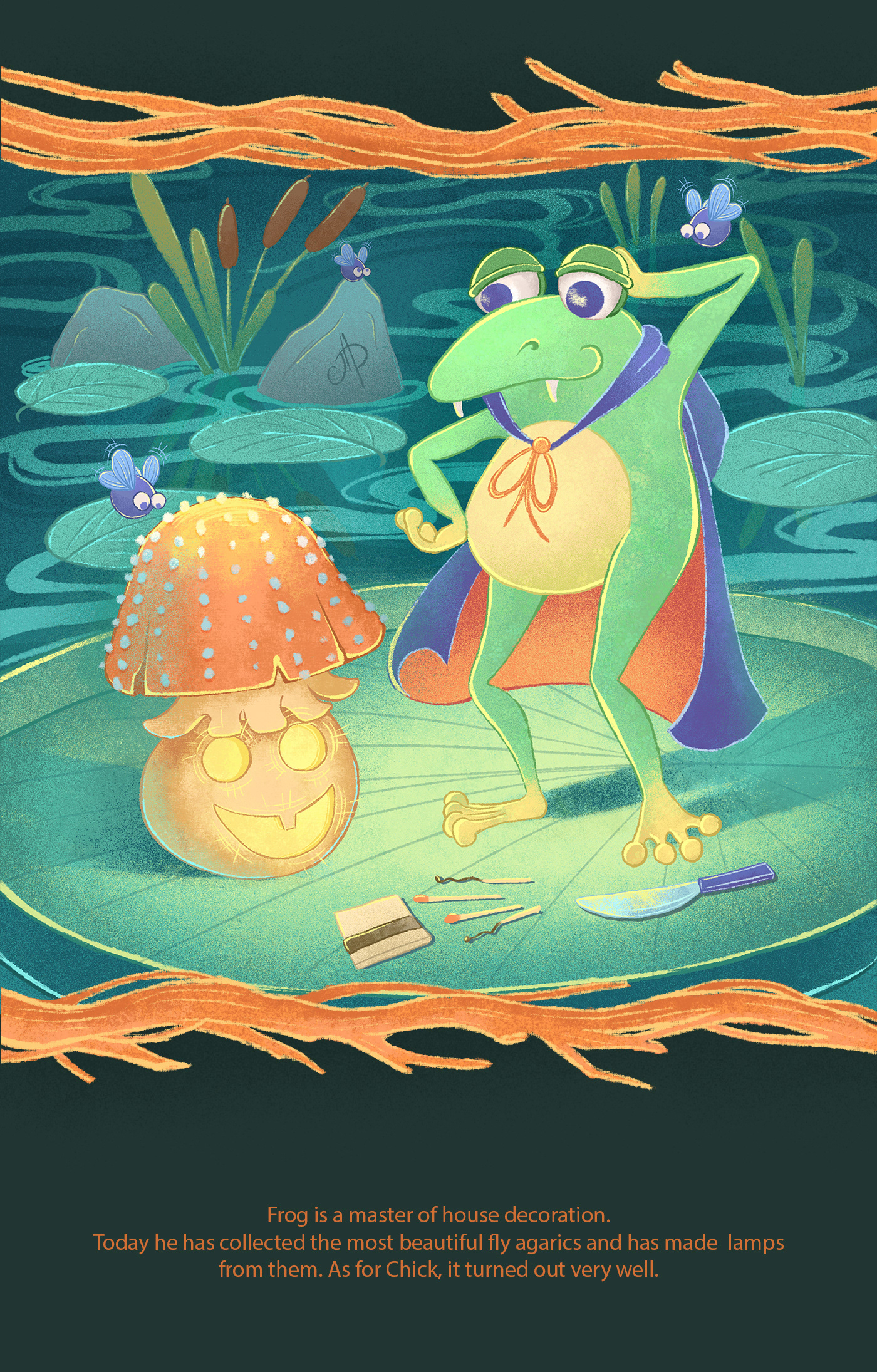 book illustration digital illustration fantasy Halloween Picture book animals stickers children illustration fairy tale