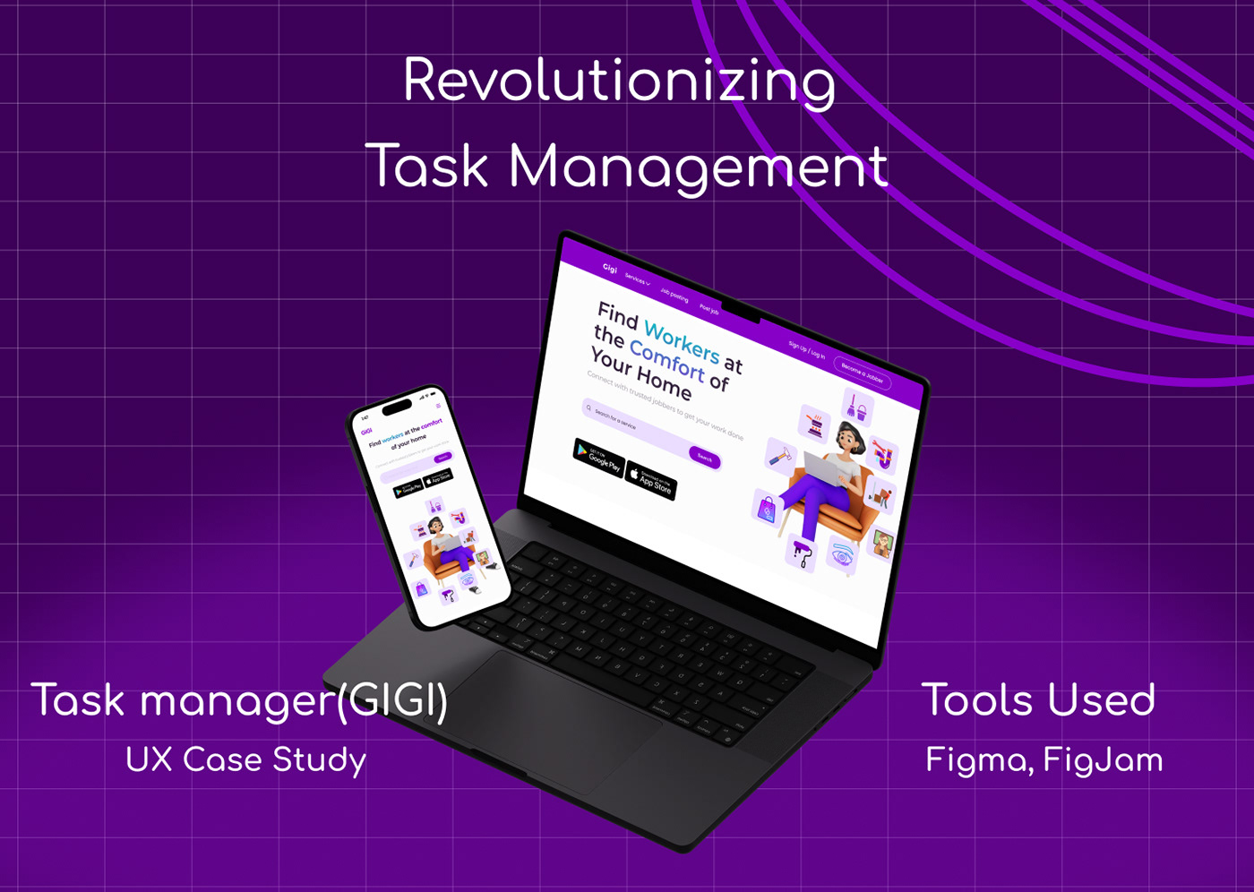 task management app ui design Figma Mobile app tasks UI/UX