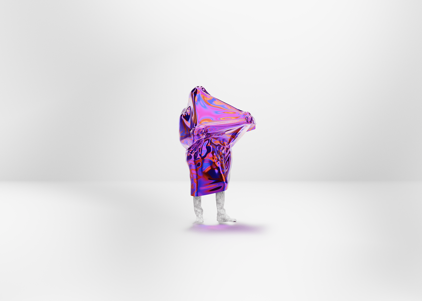 3D abstract blender concept dimension minimalist modern