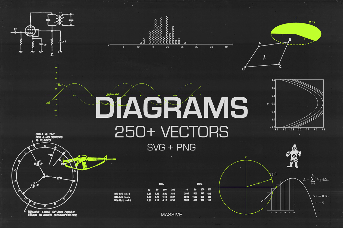 diagrams vector vintage Retro poster graphic design  svg design png Blueprint